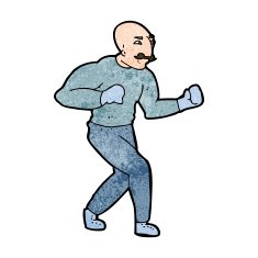 cartoon victorian boxer N5