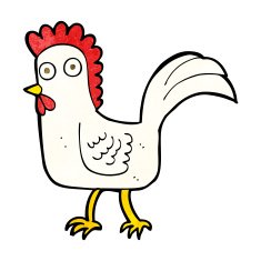 Cartoon Chicken N89