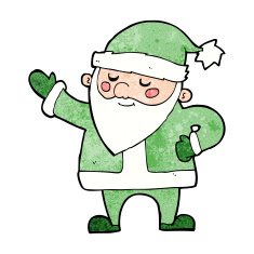 Cartoon Santa Claus N305
