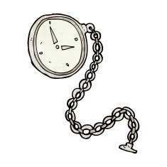 cartoon silver watch N3