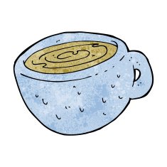 Cartoon Coffee Cup N45
