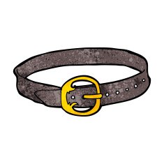 cartoon old belt N9