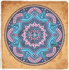 Beautiful Indian floral ornament N4