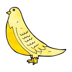 Cartoon Bird N316
