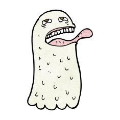 cartoon funny ghost N20