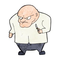 cartoon evil man N8