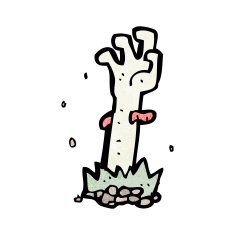 Cartoon Zombie Hand N26