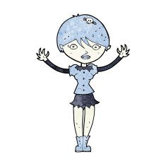 Cartoon Vampire Girl N197