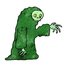 cartoon spooky halloween costume N12