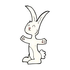 Cartoon Rabbit N123