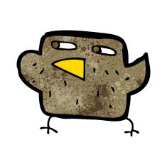 Cartoon Bird N317