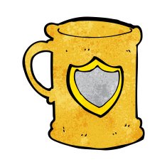 cartoon tankard N8