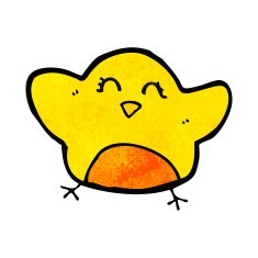 Cartoon Bird N318