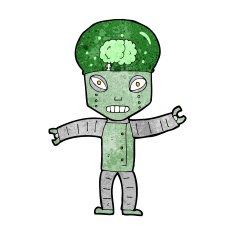 Funny Cartoon Robot N41