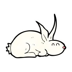 Cartoon Rabbit N124