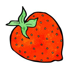 Cartoon Strawberry N62