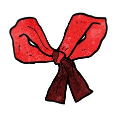Cartoon Pink Bow N13