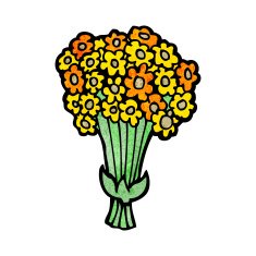 Cartoon Flowers N72