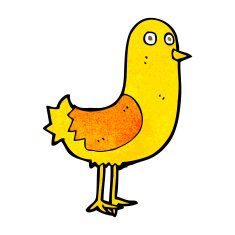 Cartoon Bird N323