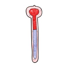 Cartoon Thermometer N18