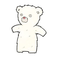 Cartoon Polar Bear N74