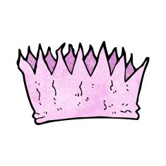 cartoon paper crown N20