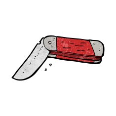 cartoon folding knife N26