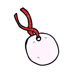 cartoon gift tag N16