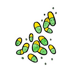 cartoon medical pills N14