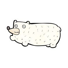 funny cartoon bear N48