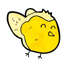 Cartoon Bird N324