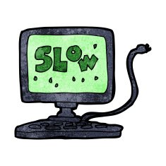 cartoon slow computer N7