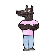 Cartoon Werewolf N29