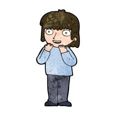 cartoon excited person N8