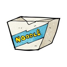 cartoon noodle box N30