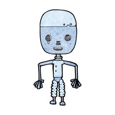 Cartoon Robot N245