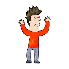 cartoon stressed man N63