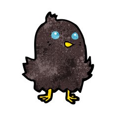 Cartoon Bird N330
