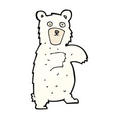 Cartoon Polar Bear N78