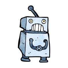 Cartoon Robot N246