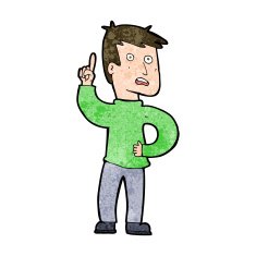 cartoon boy with idea N71