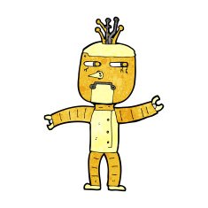 Cartoon Robot N248