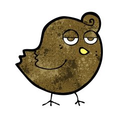 Cartoon Bird N331