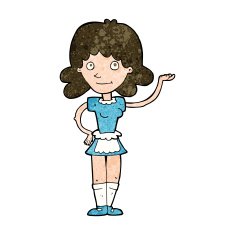 Cartoon Maid N39