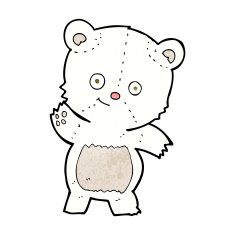cute polar bear cartoon N11