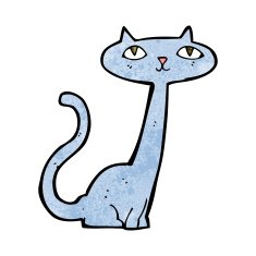 Cartoon Cat N217