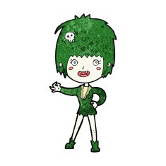 Cartoon Vampire Girl N206