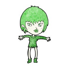 Cartoon Vampire Girl N207