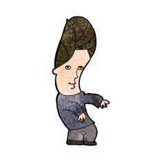 cartoon man with no worries N10