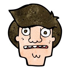 cartoon shocked face N17